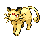  --------- GUZZLER --------- i didn't like her at first because i think meowth looks weird and creepy, but my boyfriend said she evolved into a normal cat so i kept her around. and i'm so glad i did because i JUST REALIZED the money from her Pay Day attack stacks!!